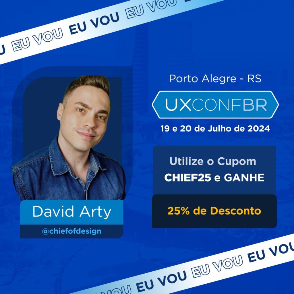 UX Conf com 25% de Desconto
